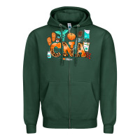 Sports Green cna Zipper Hoodie - AdoDesignShop