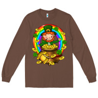 Chestnut Dwarf Cauldron St. Patricks Long Sleeve Tee - BundleAndBundleShop