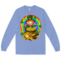 Colony Blue Dwarf Cauldron St. Patricks Long Sleeve Tee - BundleAndBundleShop