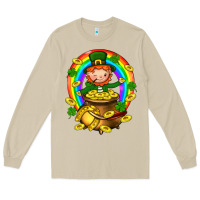 Mushroom Dwarf Cauldron St. Patricks Long Sleeve Tee - BundleAndBundleShop