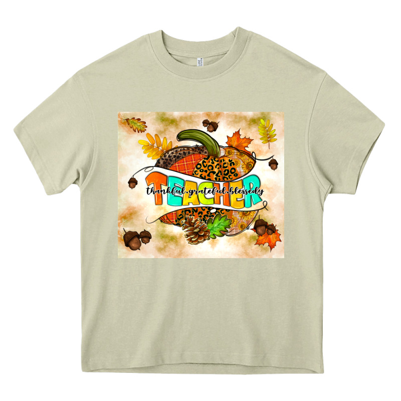Fall Teacher Pumpkin Heavy Core Tee by TumblerDesignByShophia | Teevron