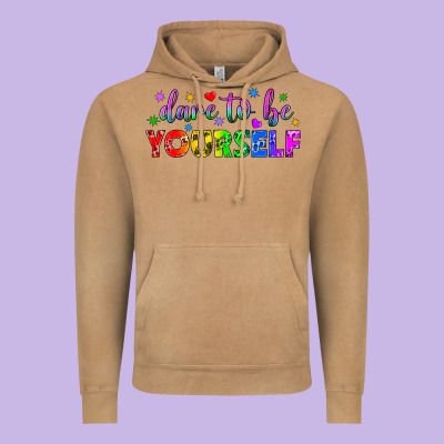 Western Dare To Be Yourself Lgbtq Vintage Hoodie Designed By Bundleandbundleshop