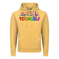 Vintage Mustard Western Dare To Be Yourself LGBTQ Vintage Hoodie - BundleAndBundleShop