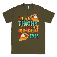 Army Green thick thighs and pumpkin pies Classic Tee - CowGirlArtShop