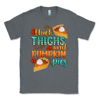 Charcoal Heather thick thighs and pumpkin pies Classic Tee - CowGirlArtShop