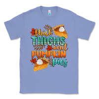 Colony Blue thick thighs and pumpkin pies Classic Tee - CowGirlArtShop