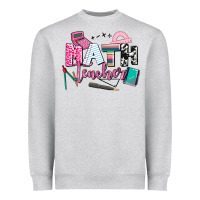 Heather Grey math teacher Heavyweight Sweatshirt - AdoDesignShop