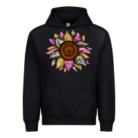 Foreset Green sunflower camouflage Urban Hoodie - JahusDesignShop