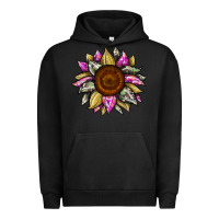 Pigment Black sunflower camouflage Urban Hoodie - JahusDesignShop