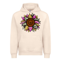 Sandshell sunflower camouflage Urban Hoodie - JahusDesignShop
