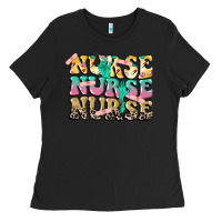 Black Nurse Nurse Nurse Ladies Tee - CowGirlArtShop