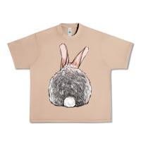 Burro Easter bunny back view Urban Heavy Tee - OliviaCreatesArt
