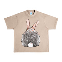 French Oak Easter bunny back view Urban Heavy Tee - OliviaCreatesArt