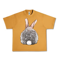 Easter Bunny Back View Urban Heavy Tee | Teevron