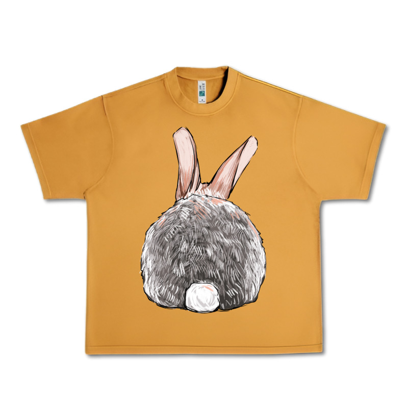Easter Bunny Back View Urban Heavy Tee by OliviaCreatesArt | Teevron