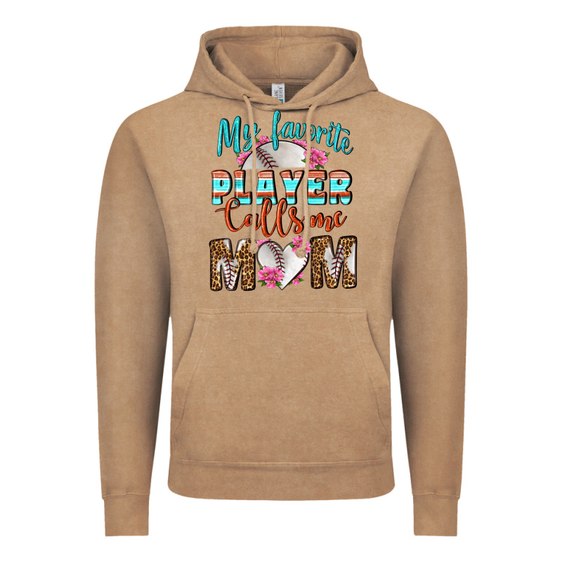 My Favorite Player Calls Me Mom Vintage Hoodie by BundleAndBundleShop | Teevron