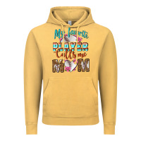 Vintage Mustard My Favorite Player Calls Me Mom Vintage Hoodie - BundleAndBundleShop