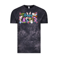 Cloud Black Happy Easter Nurse Vintage Tee - OliviaCreatesArt