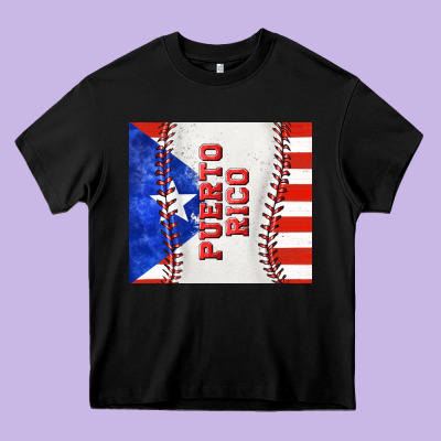 Baseball Puerto Rico Tumbler Tbs Heavy Core Tee Designed By Tumblerdesignbyshophia
