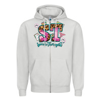 Dove Grey speech therapist Zipper Hoodie - AdoDesignShop