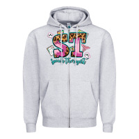 Heather Grey speech therapist Zipper Hoodie - AdoDesignShop