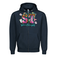 Navy speech therapist Zipper Hoodie - AdoDesignShop