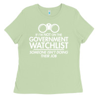 Matcha if i'm not on the government watchlist Ladies Tee - linhVisuals