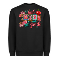 Black little miss 3rd grade Heavyweight Sweatshirt - AdoDesignShop