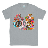 Heather Grey oh how he loves us Classic Tee - CowGirlArtShop