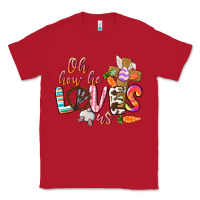 Red oh how he loves us Classic Tee - CowGirlArtShop