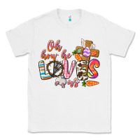 White oh how he loves us Classic Tee - CowGirlArtShop