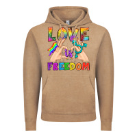 Vintage Coffee Love Is Freedom Vintage Hoodie - BundleAndBundleShop
