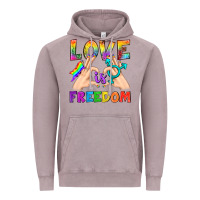 Vintage Zinc Love Is Freedom Vintage Hoodie - BundleAndBundleShop