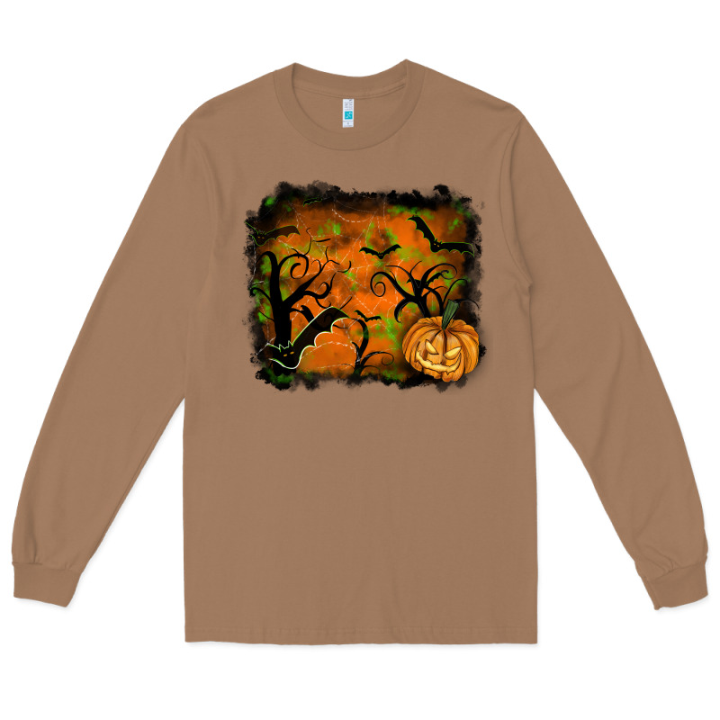 Halloween Backround Long Sleeve Tee by RanaPortraitStore | Teevron