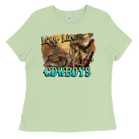 Matcha Long live Cowboys boots hat Ladies Tee - HowdyJamesFarm