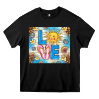 Black summer love Heavy Core Tee - TumblerDesignByShophia