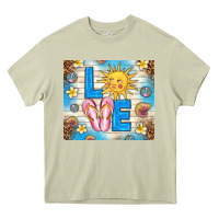 Mossy summer love Heavy Core Tee - TumblerDesignByShophia