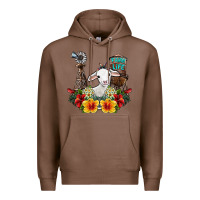 Chestnut farm life sheep Premium Hoodie - SublimationCraftShop