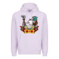Lilac farm life sheep Premium Hoodie - SublimationCraftShop
