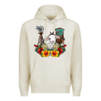 Oatmeal Heather farm life sheep Premium Hoodie - SublimationCraftShop