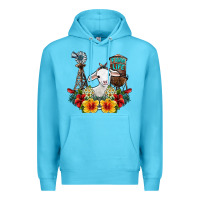 Ocean Blue farm life sheep Premium Hoodie - SublimationCraftShop