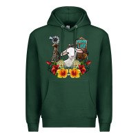 Sports Green farm life sheep Premium Hoodie - SublimationCraftShop
