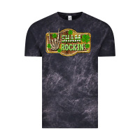 Cloud Black Shamrockin' St. Patrick's Day Vintage Tee - OliviaCreatesArt