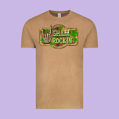 Shamrockin' St. Patrick's Day Vintage Tee Designed By Oliviacreatesart
