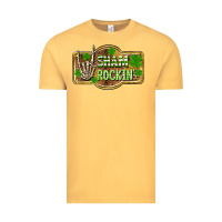 Vintage Mustard Shamrockin' St. Patrick's Day Vintage Tee - OliviaCreatesArt