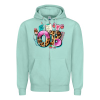 Seafoam ob Zipper Hoodie - AdoDesignShop