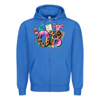 True Royal ob Zipper Hoodie - AdoDesignShop