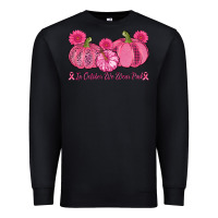 Black in october we wear pink pumpkins Premium Sweatshirt - AdoDesignShop