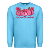 Ocean Blue in october we wear pink pumpkins Premium Sweatshirt - AdoDesignShop
