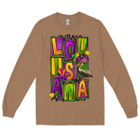 Toasted Coconut mardi gras louisiana Long Sleeve Tee - FaDigitalArtStudio